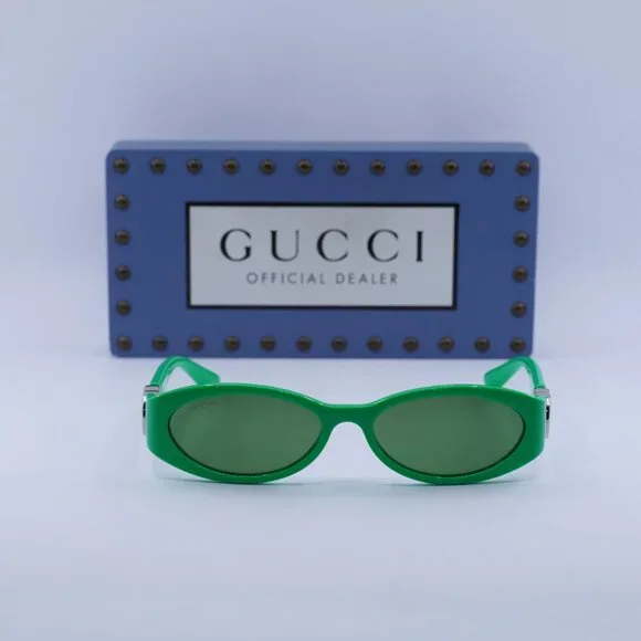 Final Price! Gucci GG1660S 005 Green Sunglasses - www  display picture 3